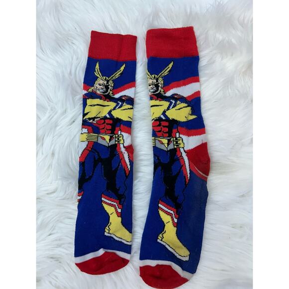 My Hero Academia All Might Men's Novelty Socks EUC - Picture 1 of 5